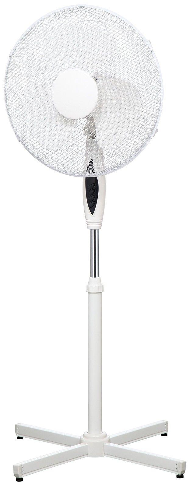TECNOSHOP Ventilatore a piantana Howell VEP442MR 40 cm deluxe con telecomando bianco